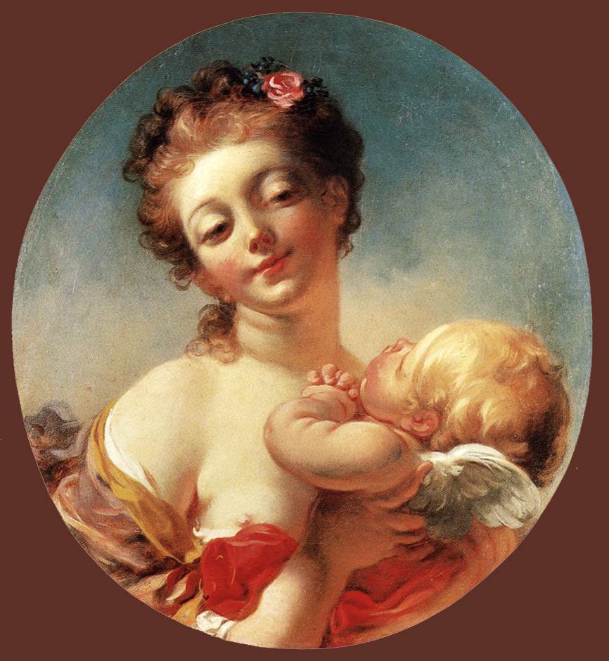 Jean Honore Fragonard Venus and Cupid